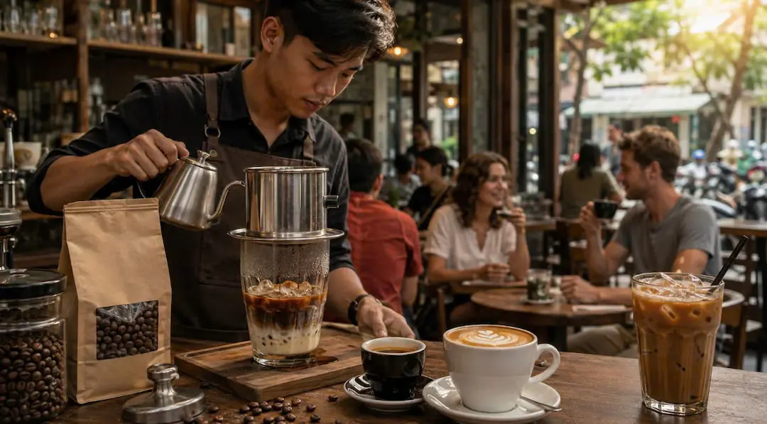 Coffee là gì tại không gian quán cà phê hiện đại ở Sài Gòn