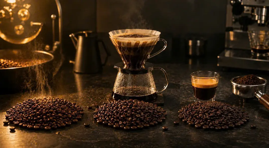 Hương vị đậm đà từ hạt cà phê rang xay nguyên chất Đà Lạt