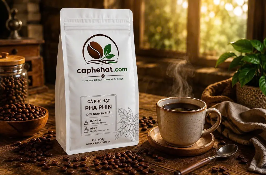 Thưởng Thức Ly Cà Phê Hạt Pha Phin Thơm Ngon Đúng Chuẩn Mỗi Ngày